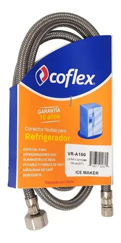 COFLEX- CONECTOR FLEXIBLE P/REFRIGERADOR 1/2" X 1/4"
