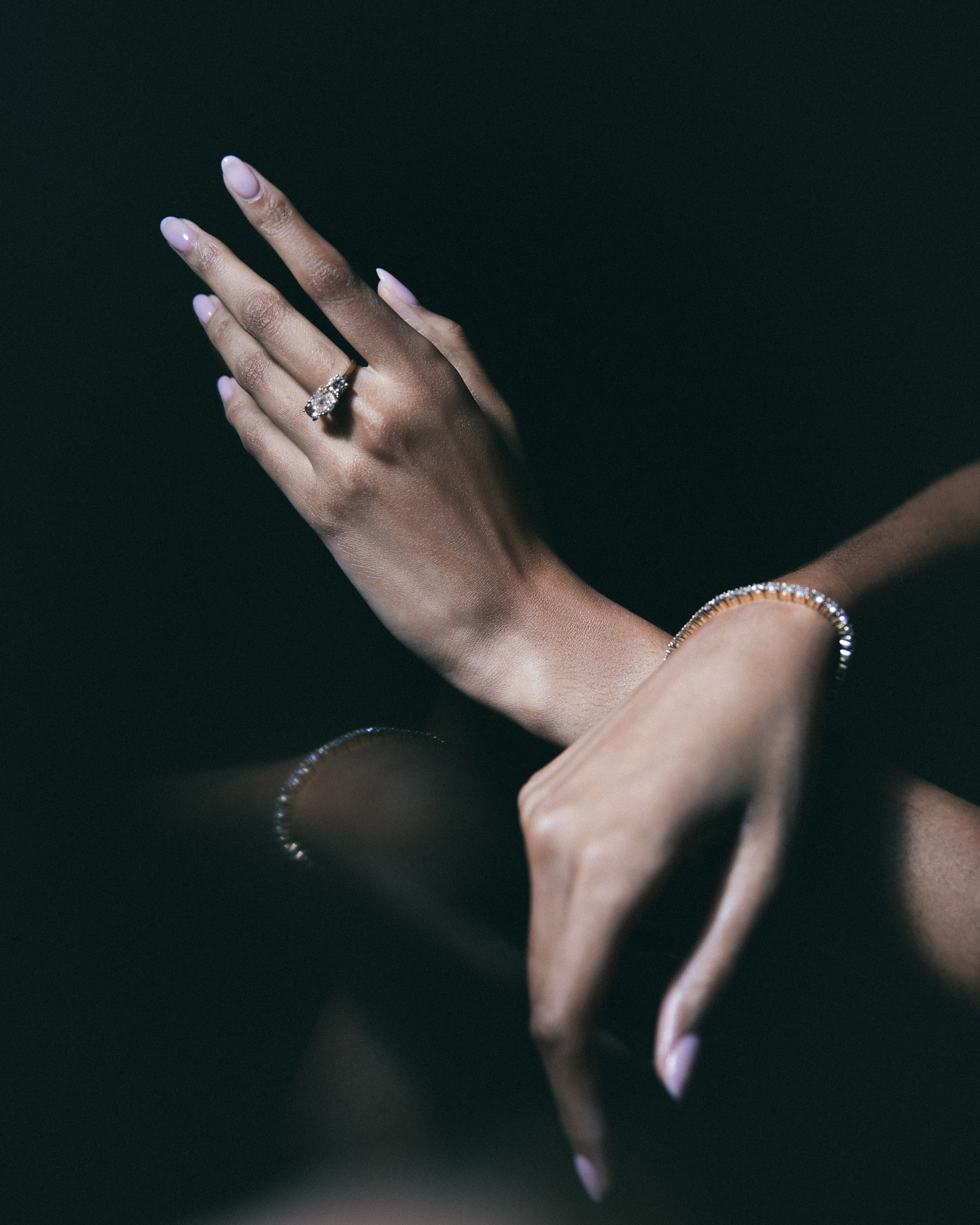 DeBeers A Diamond is Forever Campaign diamond jewelry photography by Arrow Radisch