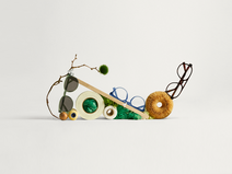 Warby Parker Matter Edition, still life, sculpture and photography by Sharon Radisch using found materials as abstract sculptural art