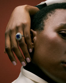 Christie's auction house high jewelry campaign photography by Arrow Radisch.