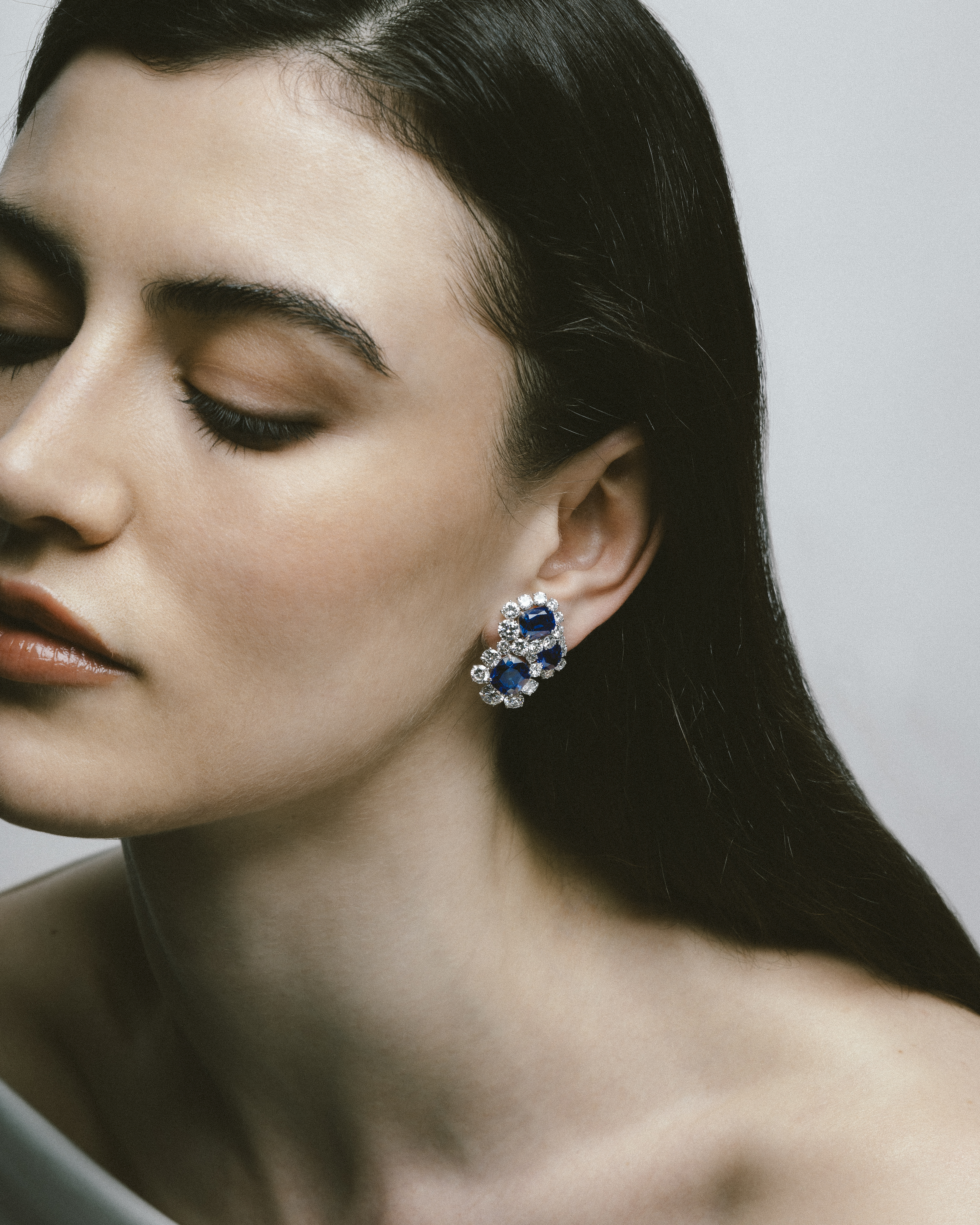 Christie's auction house high jewelry campaign photography by Arrow Radisch.
