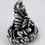 Thumbnail: Baby Wrapped in Angel's Wings Sterling Silver Charm/Pendant