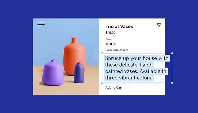 Product pages