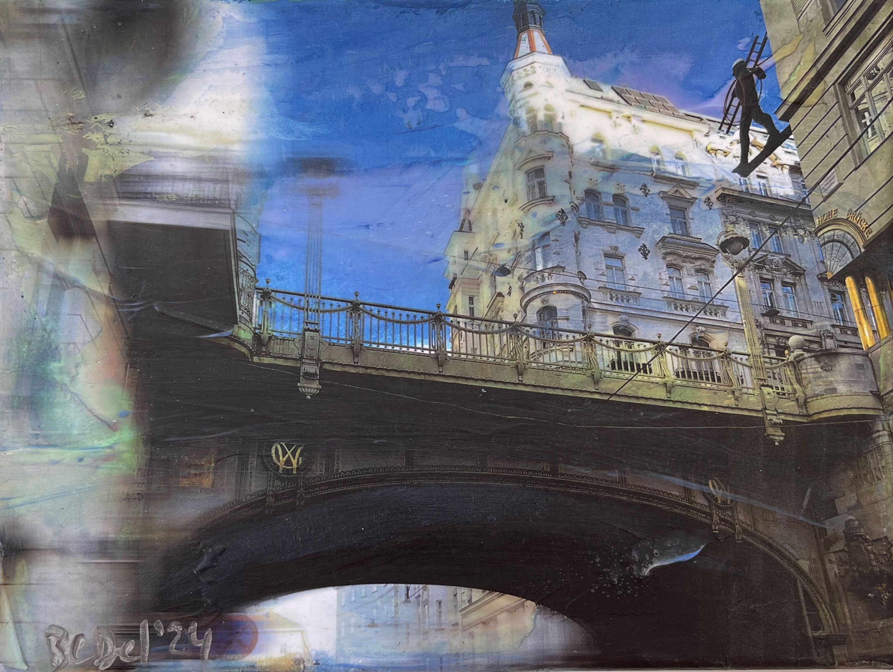 moving bridges 1, 2024, 18x24cm