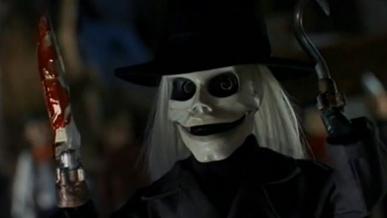 Blade from PUPPET MASTER (1989) is one of three terrifying dolls and the scariest. With a hook for one hand and a knife for the other, this murderous doll is a 2ft terror.