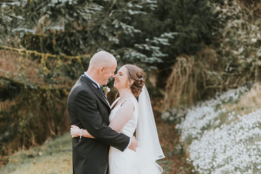 Marivi and Simon wedding at Newhall Estate near Edinburgh, Scotland.