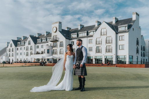 Jane & Paul's wedding at Carnoustie Golf Hotel, Scotland.