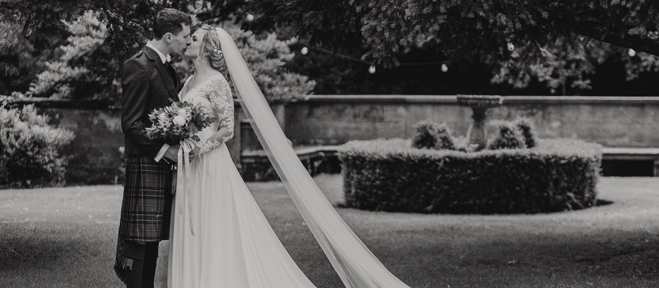 Susanne & Calum's wedding at Balbirnie House, Scotland.