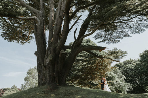 Hannah & Fraser's wedding at Broxmouth Park in Dunbar, Scotland.