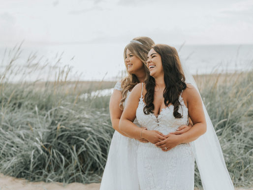 Madeline & Nica's wedding at Lochgreen House in Troon, Scotland.