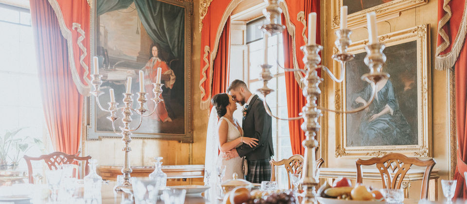 Hanni and Craig's wedding at Hopetoun House near Edinburgh, Scotland.