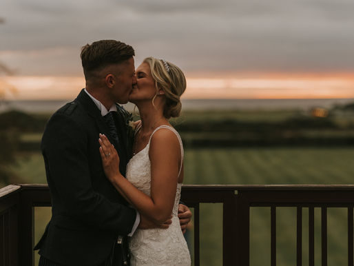 Rebecca & Kyle's wedding at Lochgreen House Hotel, Scotland.