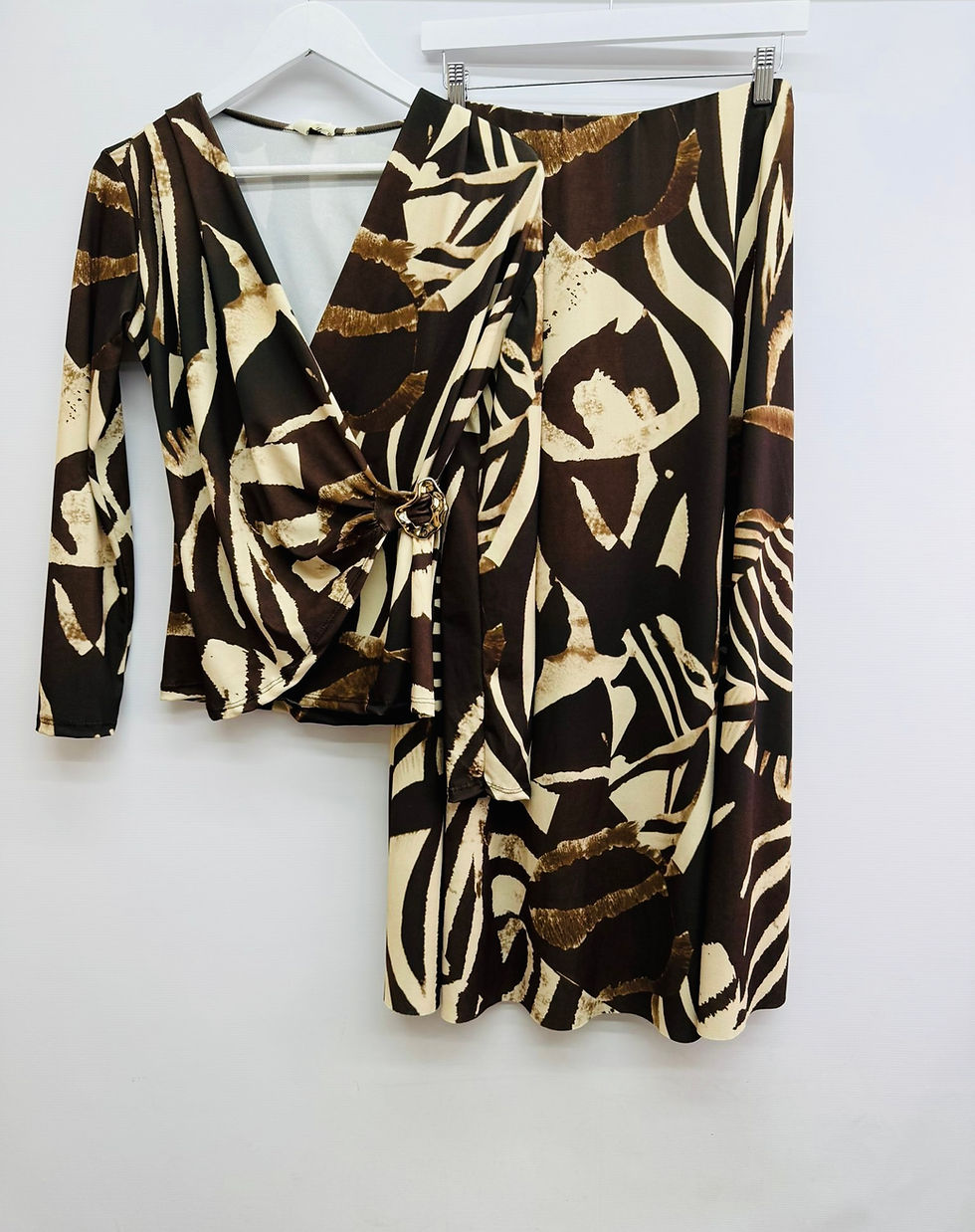 Print Skirt And Top Co ord Set, 3 Colours