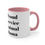 Thumbnail: Proud Service Animal Mama Accent Coffee Mug, 11oz