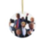 hanging Trump allover ornament