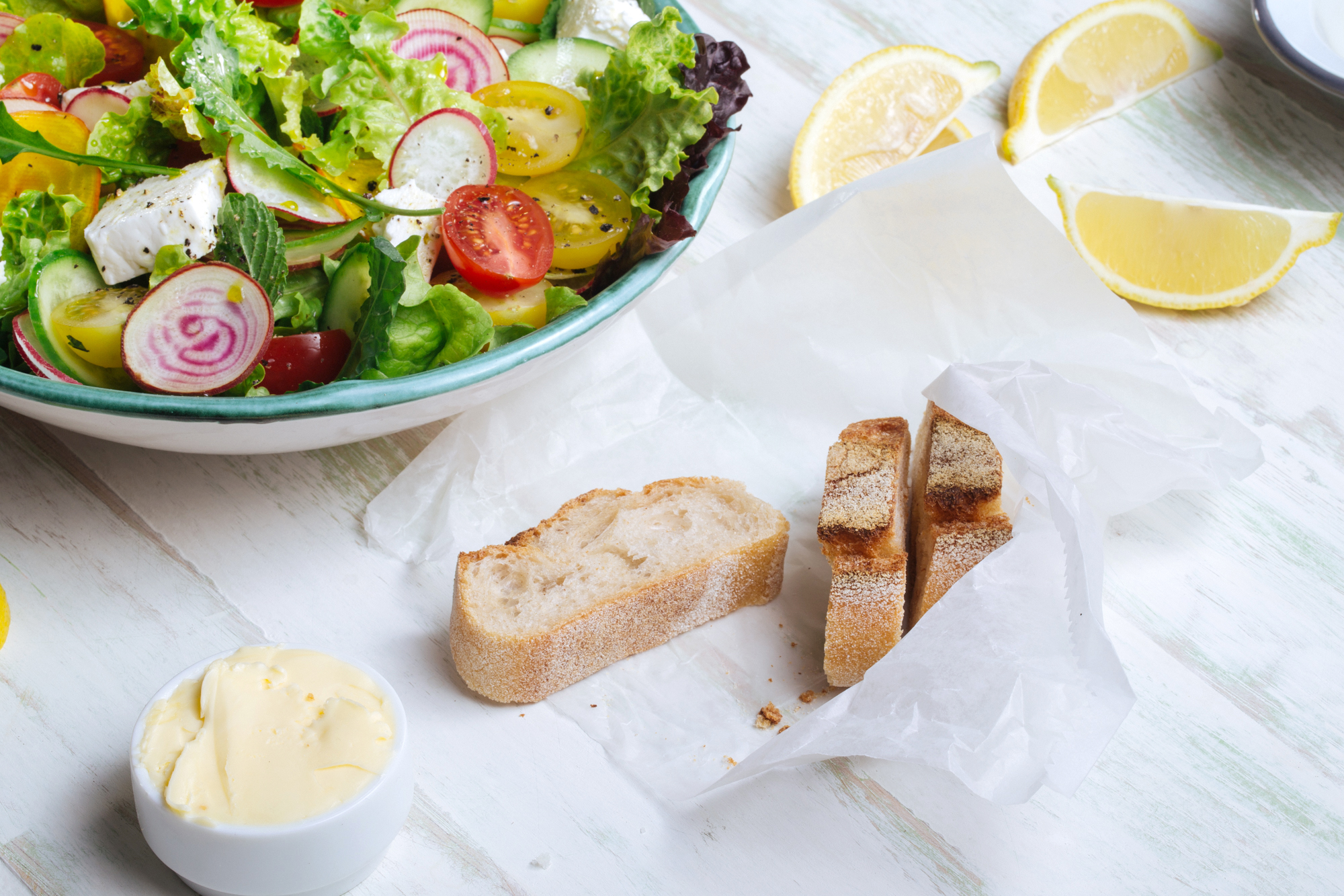 Fresh Salad & Bread