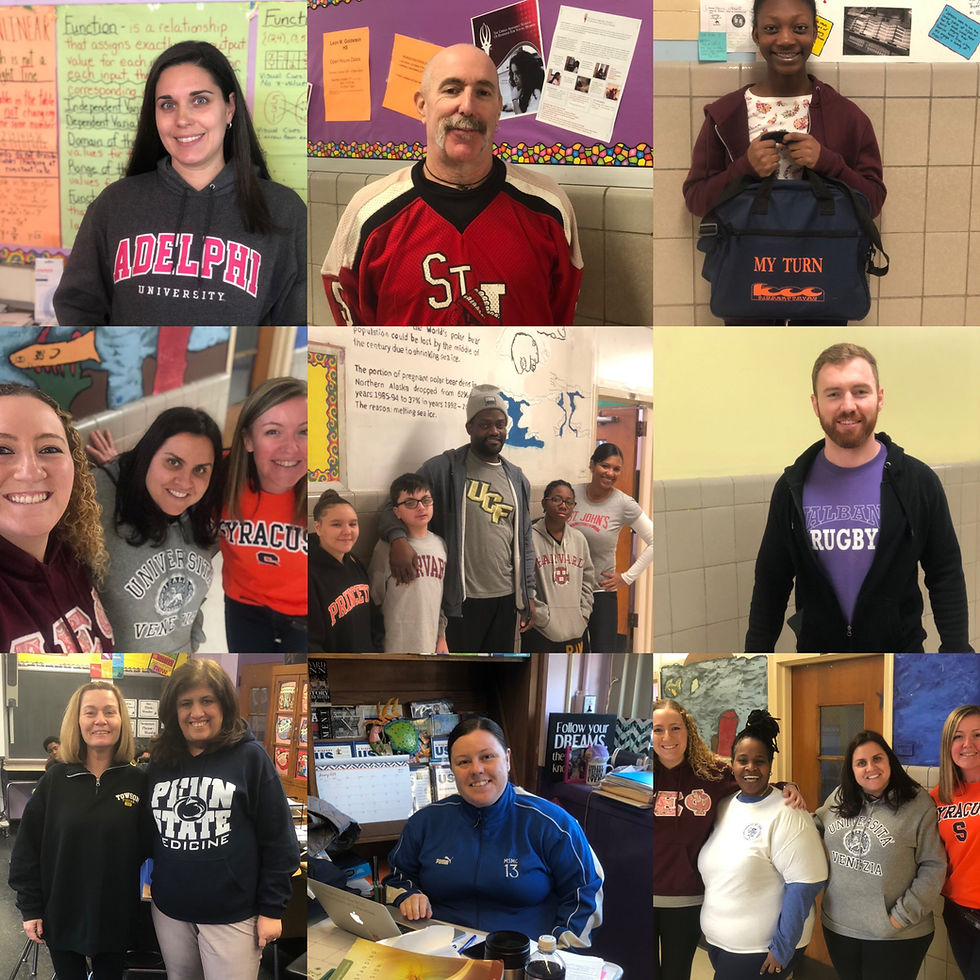 Shell Bank staff and students participated in College Awareness Day