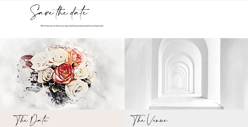 Wedding Website Content