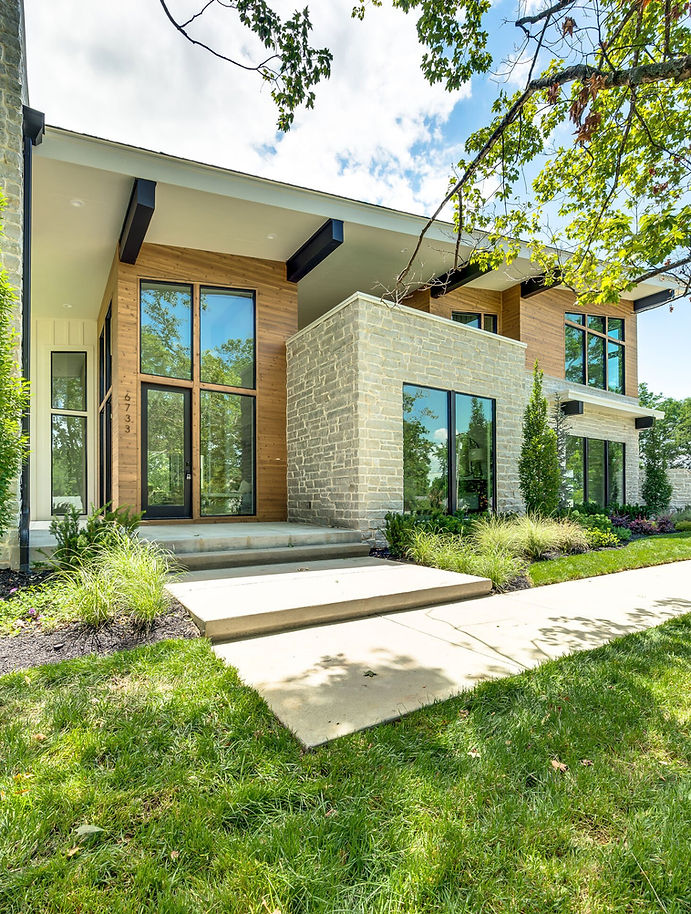 modern house in daylight