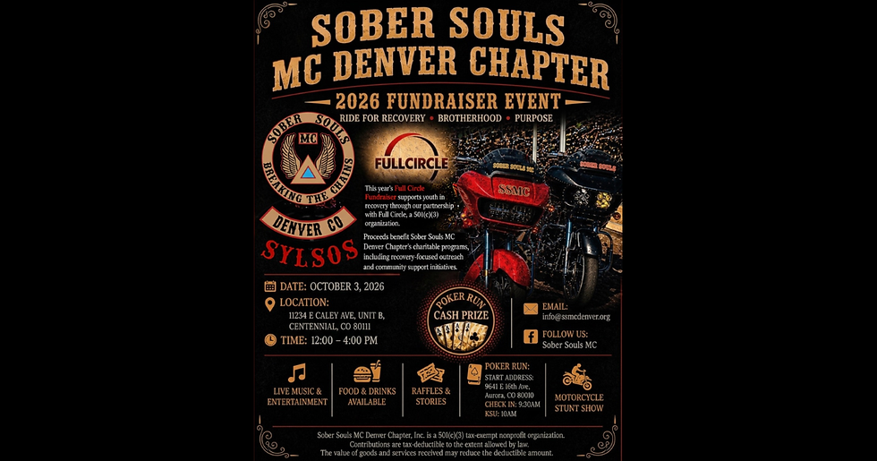 Sober Souls MC Denver Chapter Full Circle Fundraiser