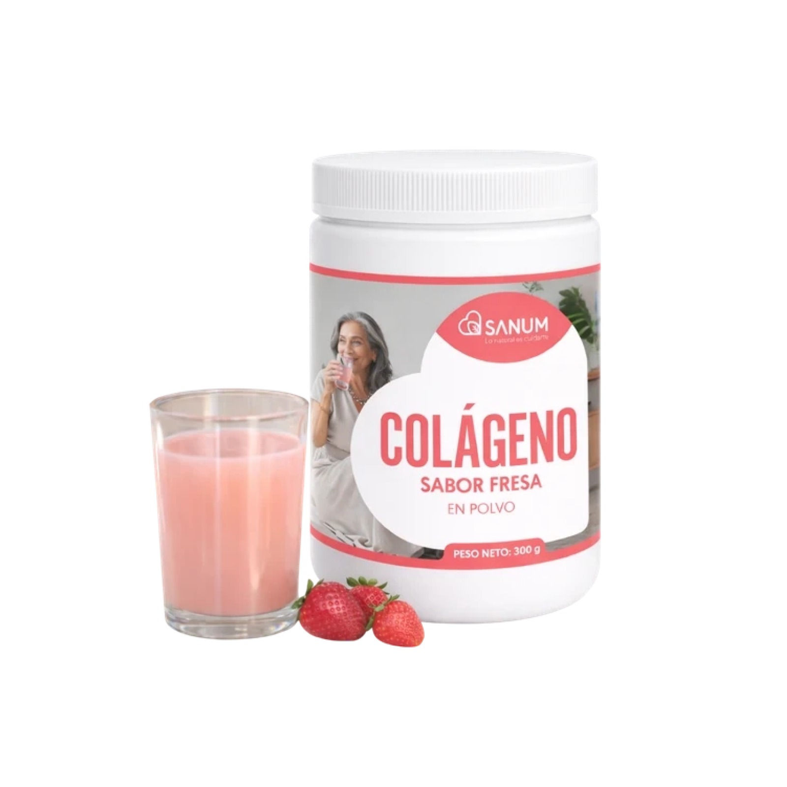 Colágeno hidrolizado SANUM - fresa