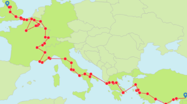 plan de la marche d'Amal