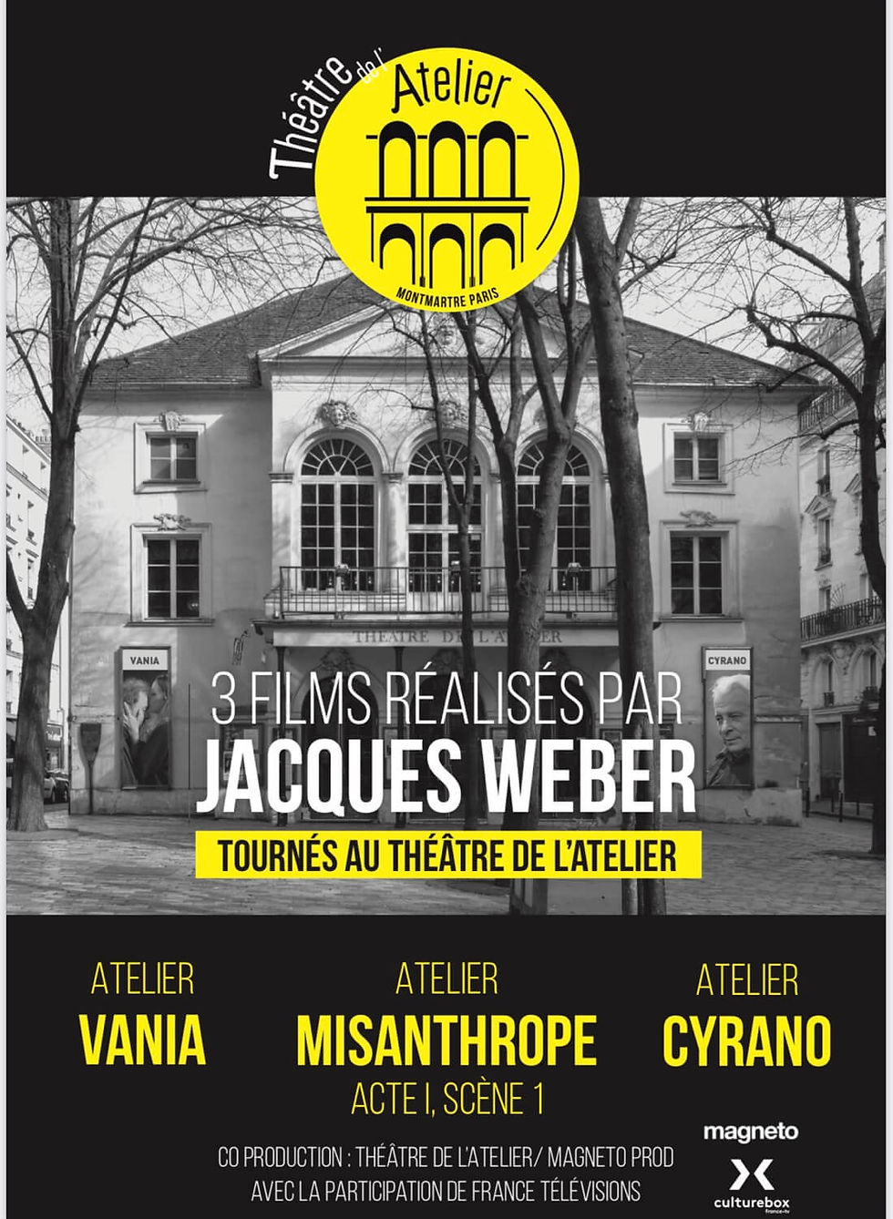 affiche theatre de l'atelier