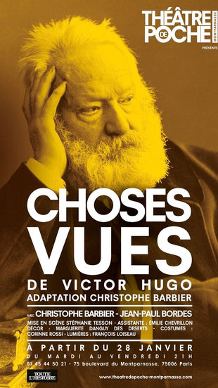 Choses vues. Christophe Barbier extrêmement élégant au Théâtre Poche Montparnasse