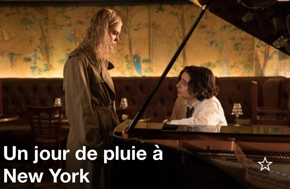 Un jour de pluie à New York. Un très bon Woody Allen