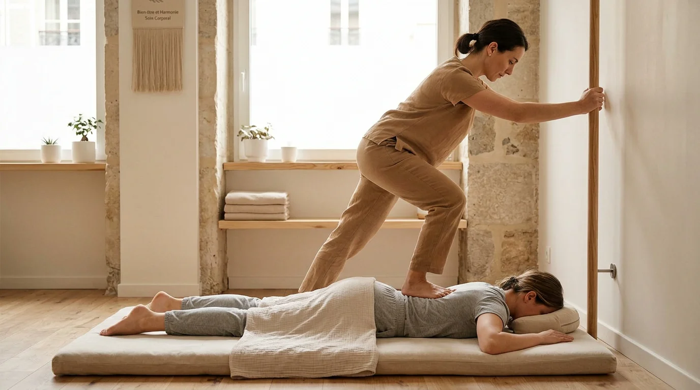 Massage avec les pieds : bienfaits, techniques et conseils