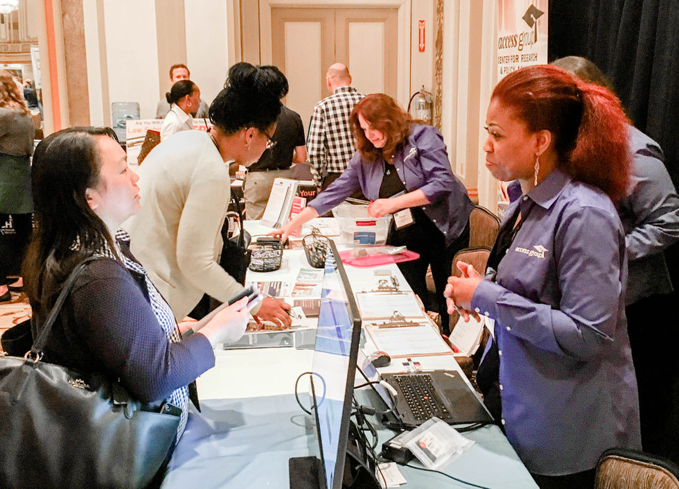PLANC members engaging at vendor fair.