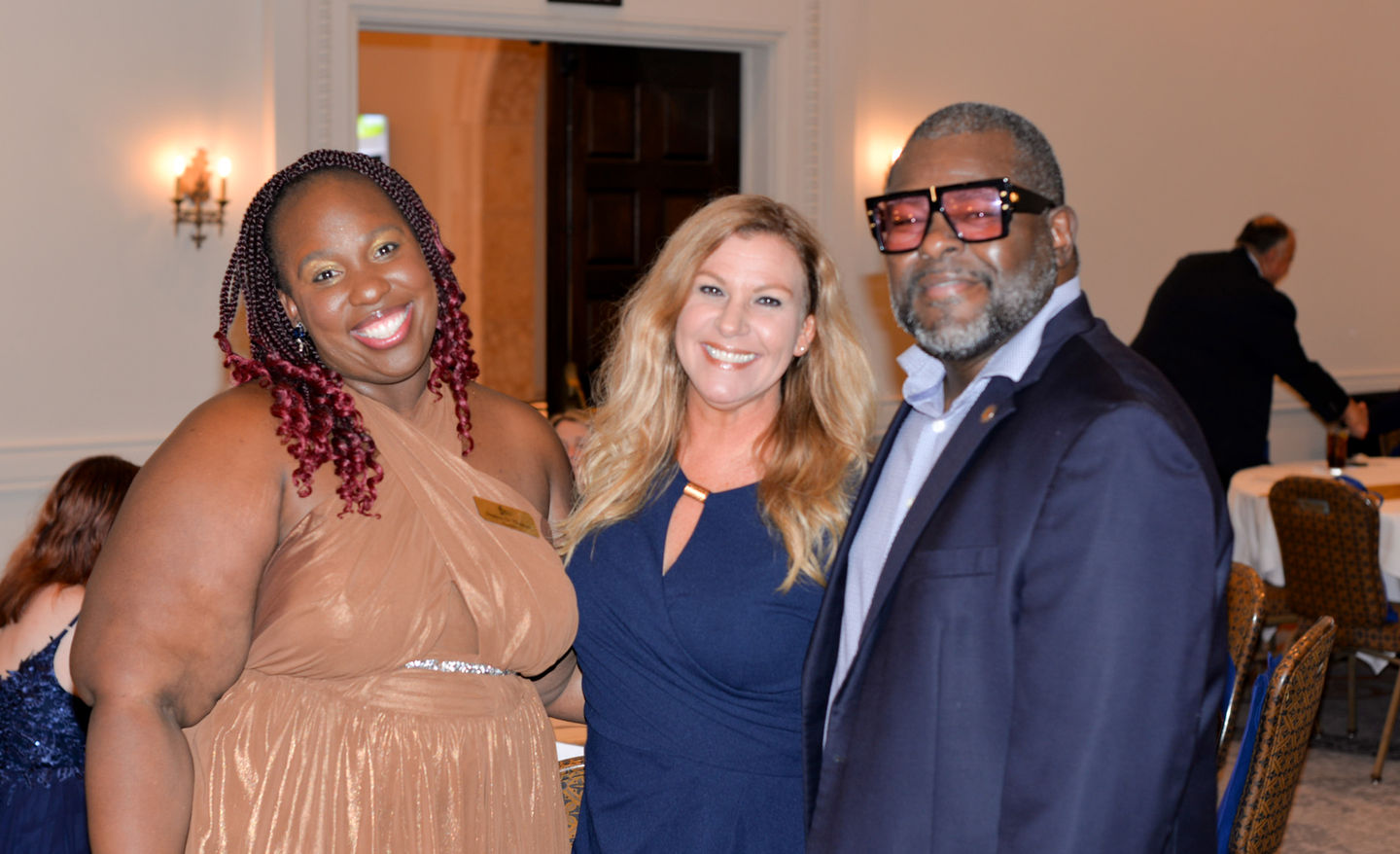 Jessica, colleagues at FAWL Gala