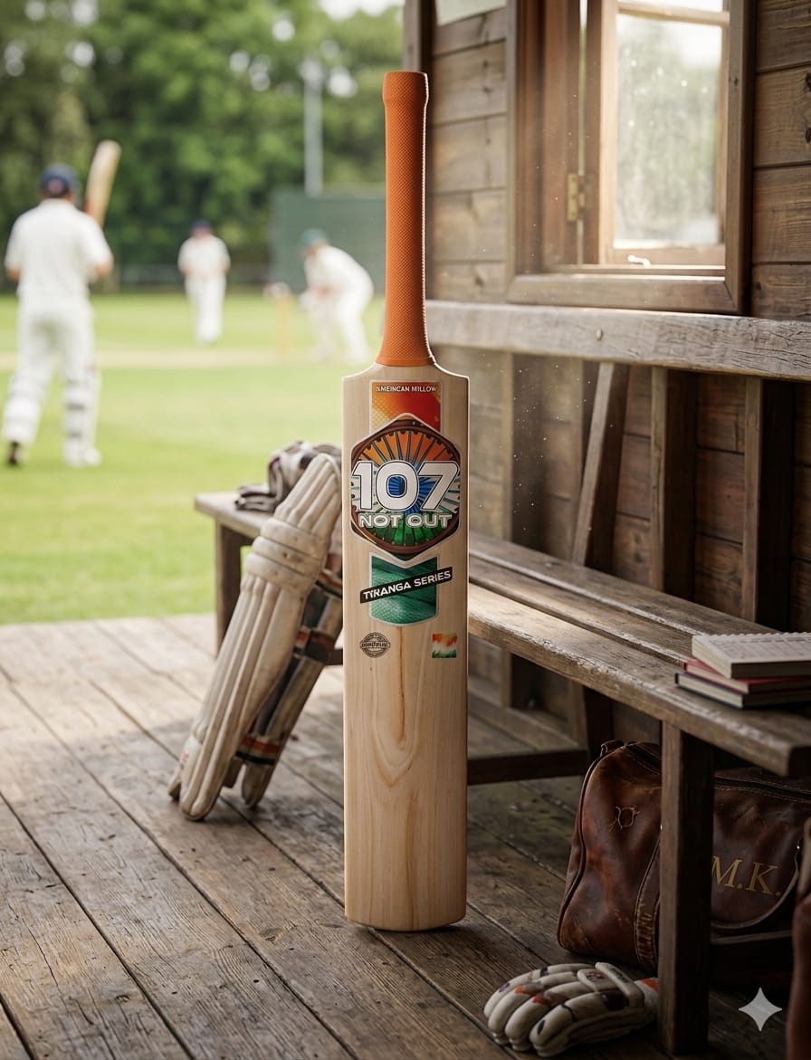 107 NOT OUT Tennis Bat best balance under Rs 2000 India cricket