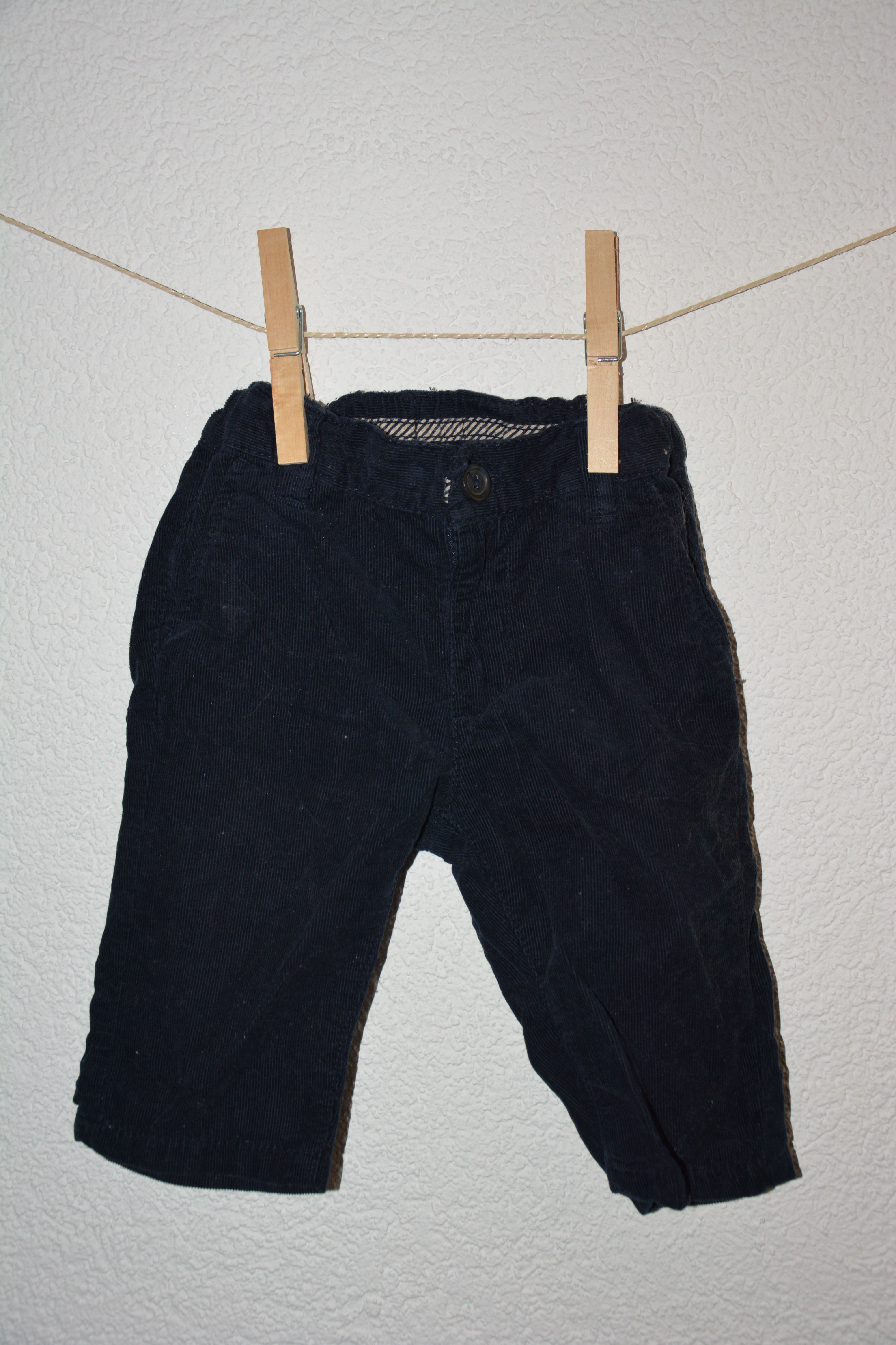 Pantalon velours noir H&M t.68