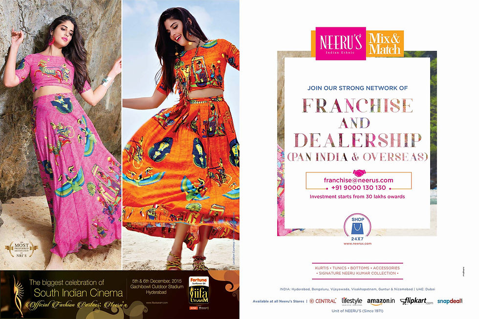 41_6 CM x 27_5 CM DOUBLE SPRED Magazine Ad NEW