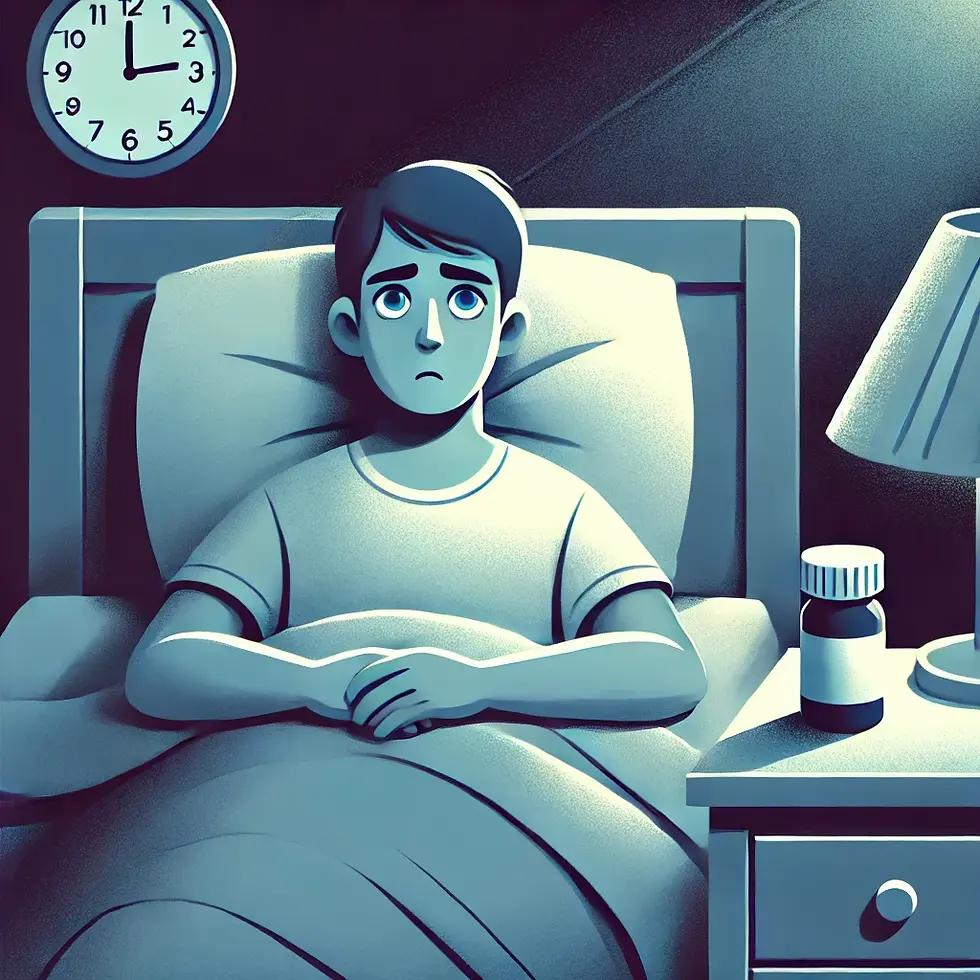 dificuldade para dormir, medicamentos, sono