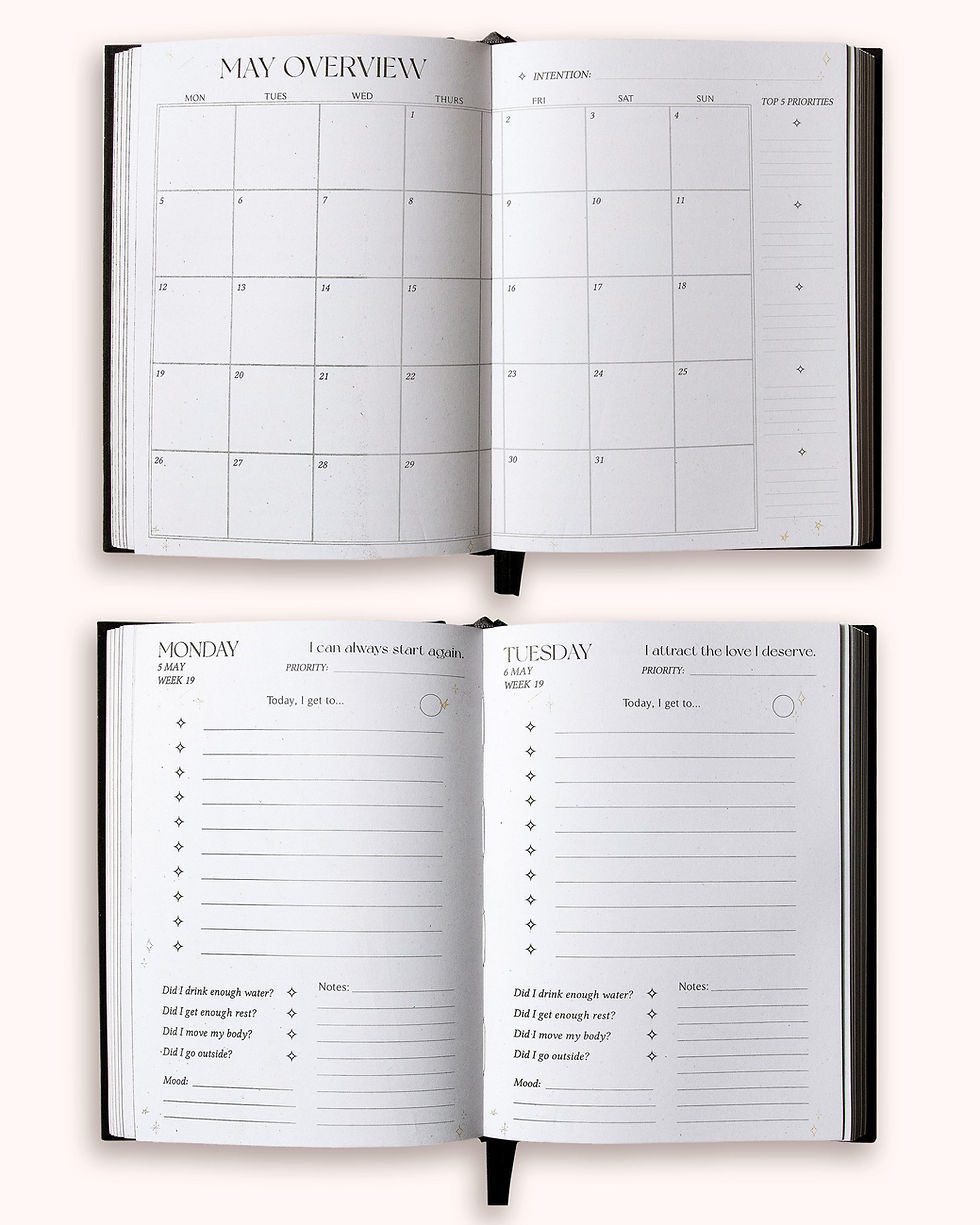 Thumbnail: Dreamy Moons | 2026 Daily Planner