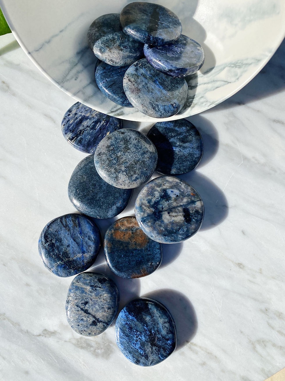 Thumbnail: Dumortierite Sliding Stones
