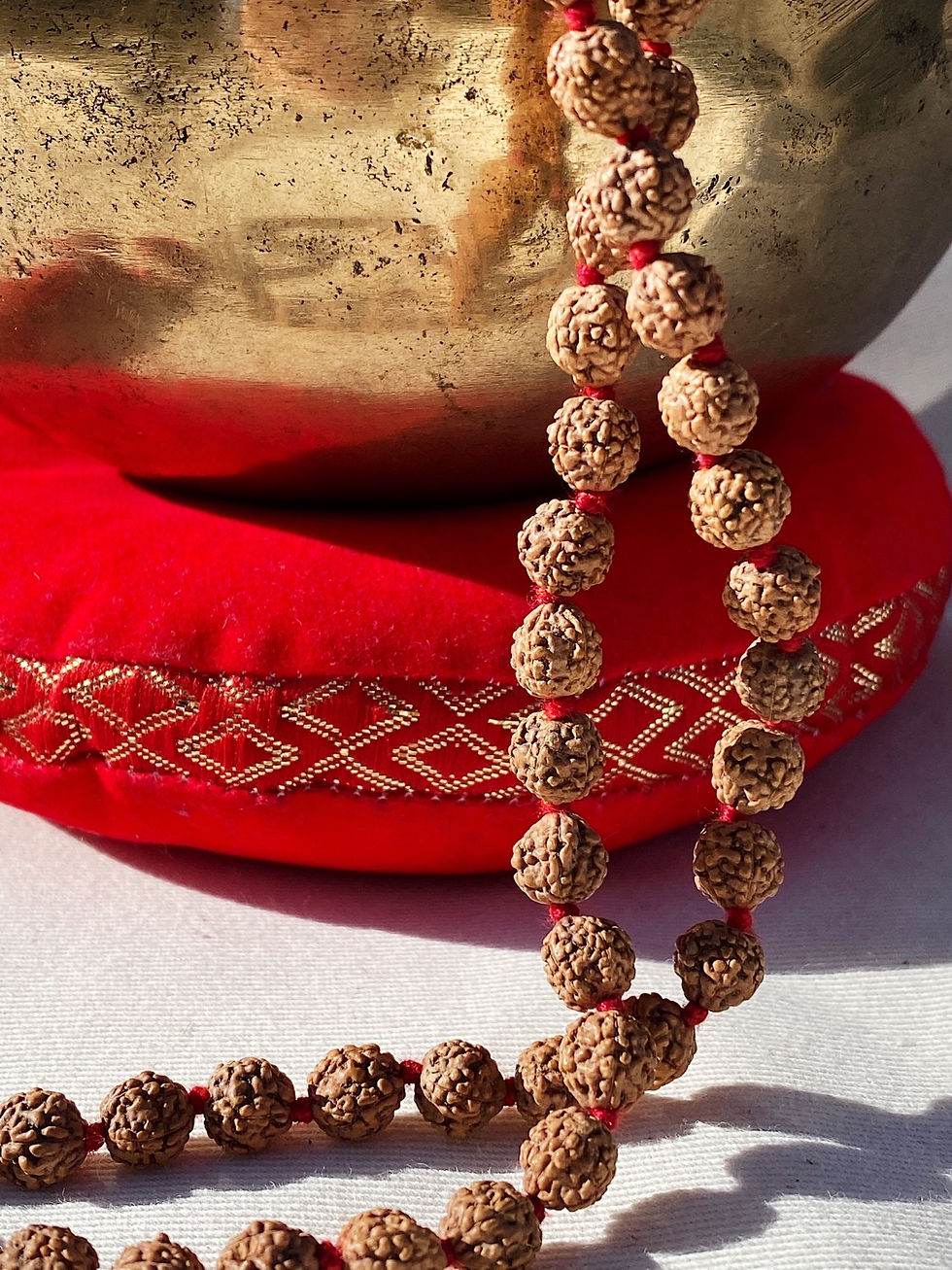 Thumbnail: Rudeshka Mala with Red tassel
