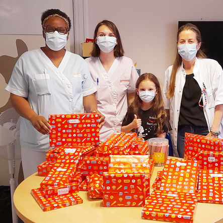 Camille distribue des sourires au CHU de Bordeaux