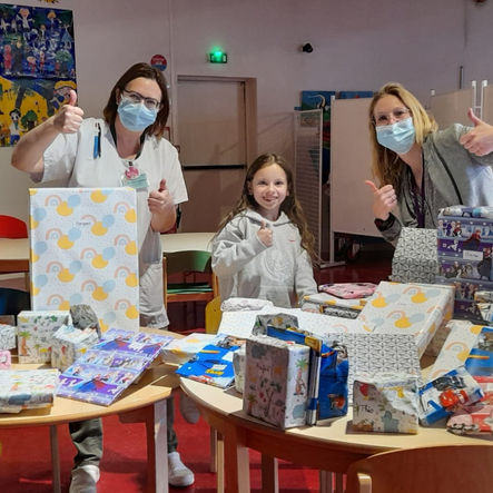 Distribution de sourires au CHRU de Lille