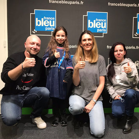 Camille participe à l'émission de radio "100% PSG" sur France Bleu Paris