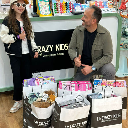 Visite à la boutique de notre partenaire "Le Crazy Kids"