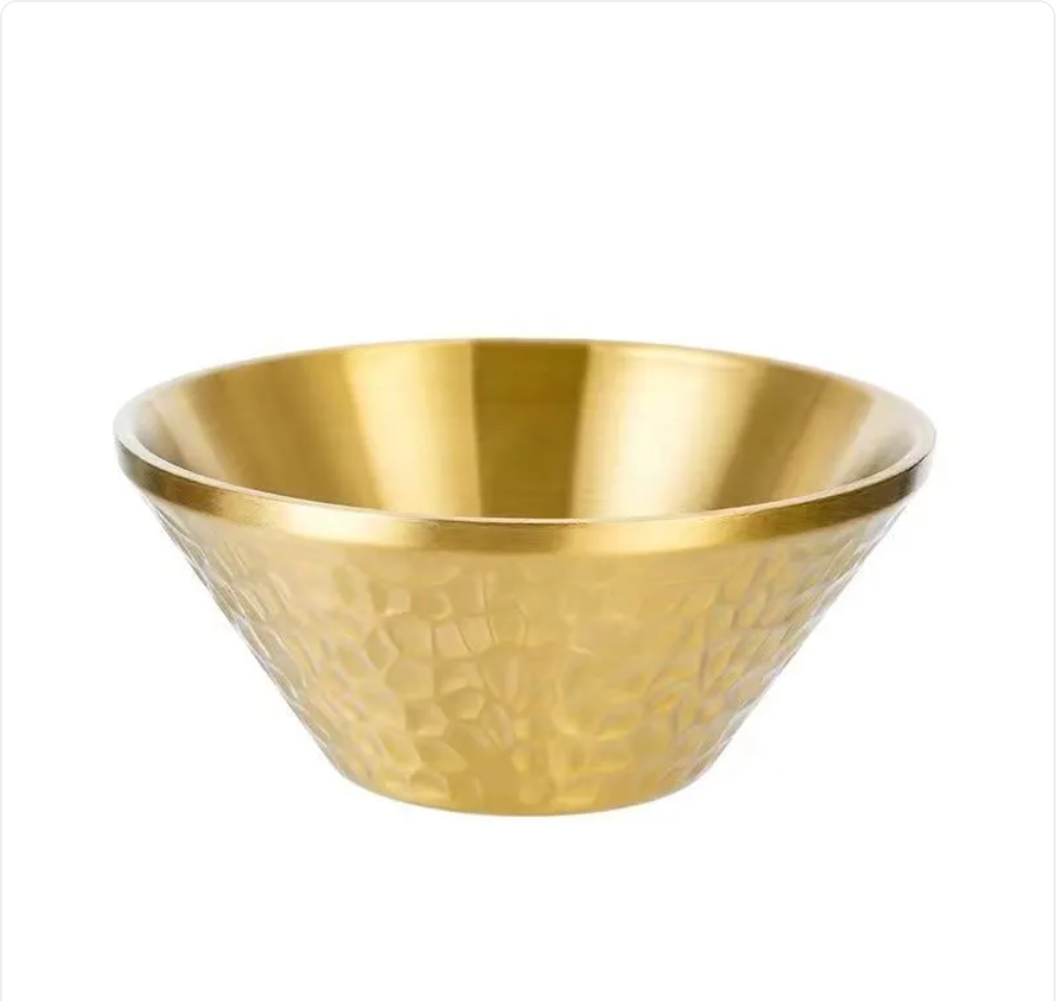 Miniatura: Stainless Steel Bamboo Hat Rice Bowl - Helpers