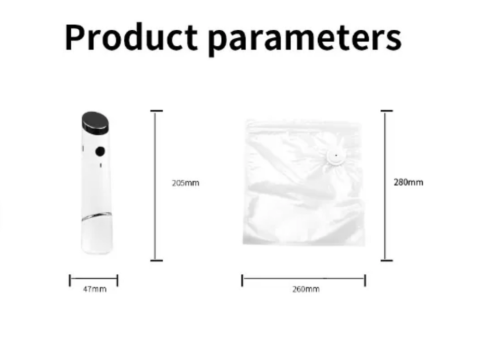 Miniatura: Vacuum Food Storage Bag Set with Electric Pump - Helpers