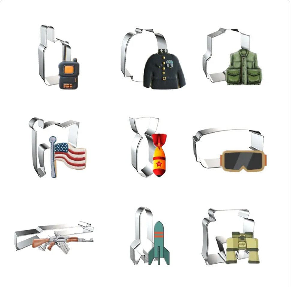Miniatura: Military-Shaped Cookie Cutter - Helpers