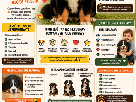 ¿Por qué el Bernés de la Montaña parece un gigante… pero con corazón de oso de peluche? 🐶🏔️❤️
