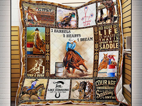 OFFICIAL Barrel racing quilt blanket