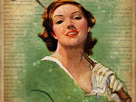 BEAUTIFUL Golf girl and into the golf course I go to lose my mind and find my soul poster