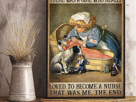 TOP Once upon a time there was a girl who really loved to become a nurse poster